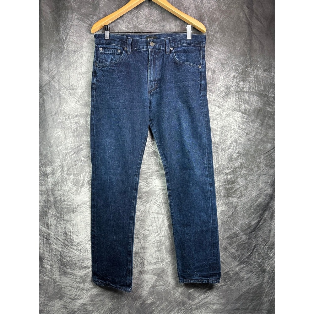 AGOLDE Slim Fit Straight Leg Jeans Mens 34 Dark Blue 100% Cotton Made in USA